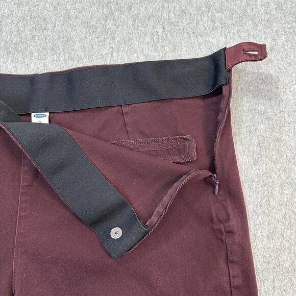 Old Navy Wow Pants Bundle of 2 WMNS 16 Tall Black & Maroon High Rise Skinny Fit - Picture 6 of 16